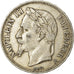 Moneda, Francia, Napoléon III, 5 Francs, 1869, Strasbourg, MBC, Plata