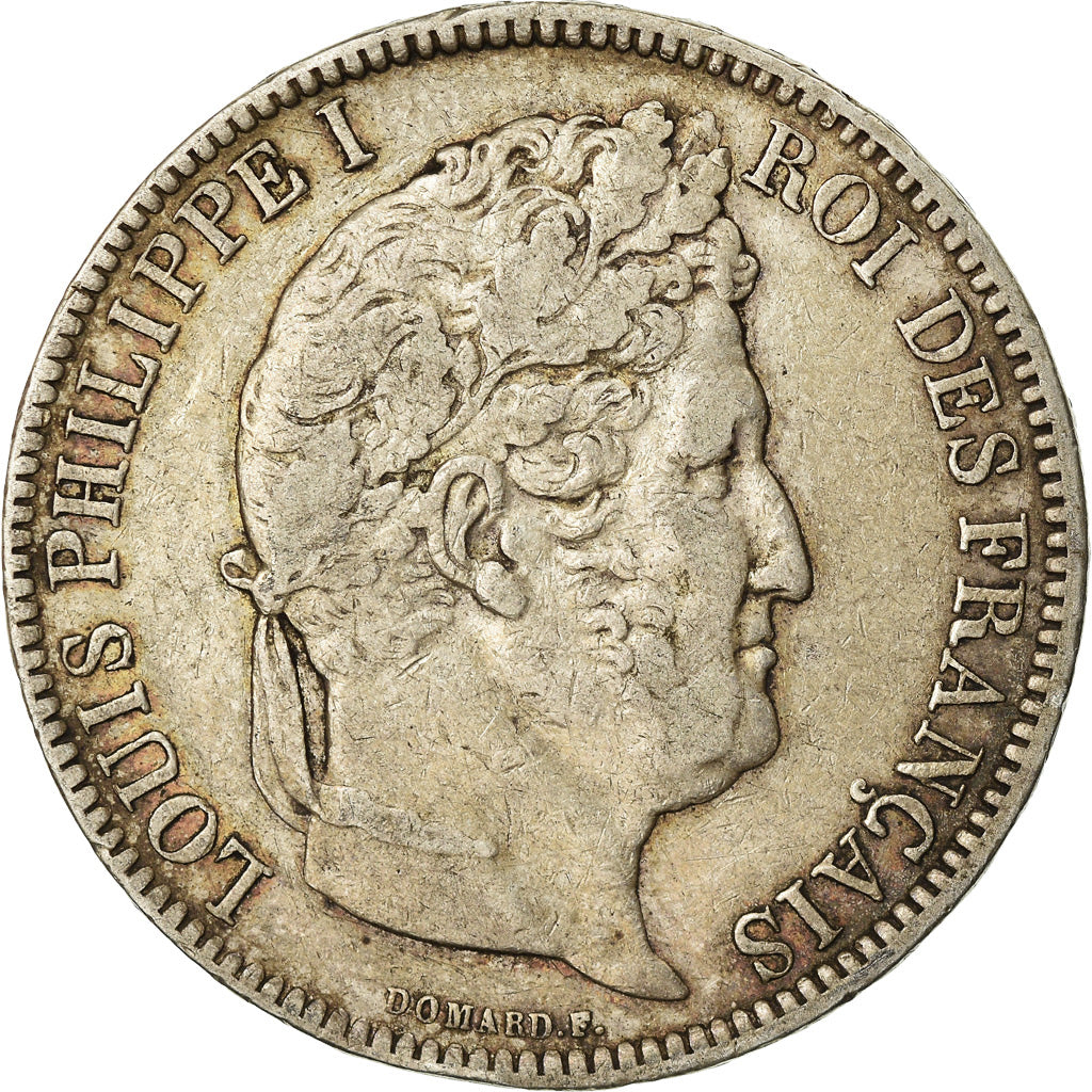 Coin, France, Louis-Philippe, 5 Francs, 1831, La Rochelle, VF(30-35), Silver