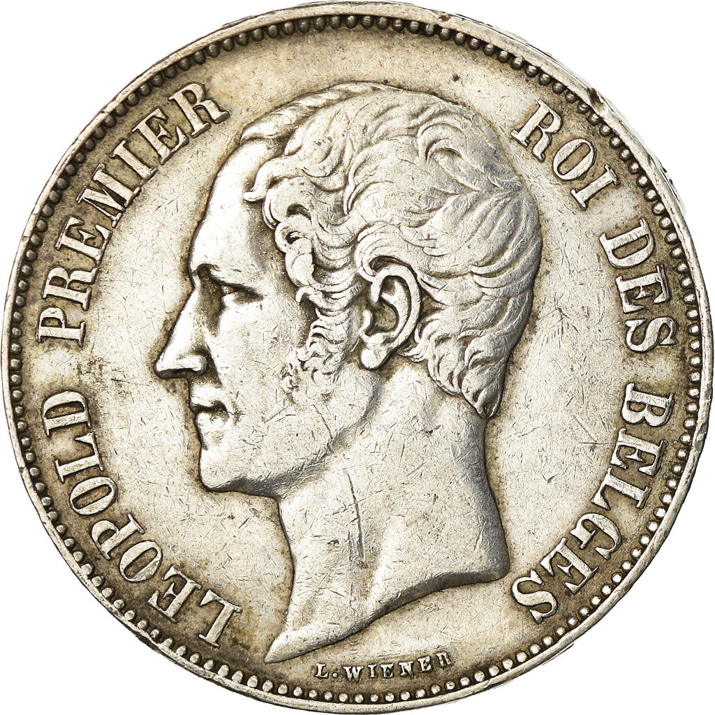 Monnaie, Belgique, Leopold I, 5 Francs, 5 Frank, 1865, TB+, Argent, KM:17
