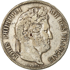 Coin, France, Louis-Philippe, 5 Francs, 1834, Paris, VF(20-25), Silver