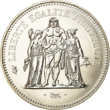 Coin, France, Hercule, 50 Francs, 1980, Paris, MS(65-70), Silver, KM:941.1