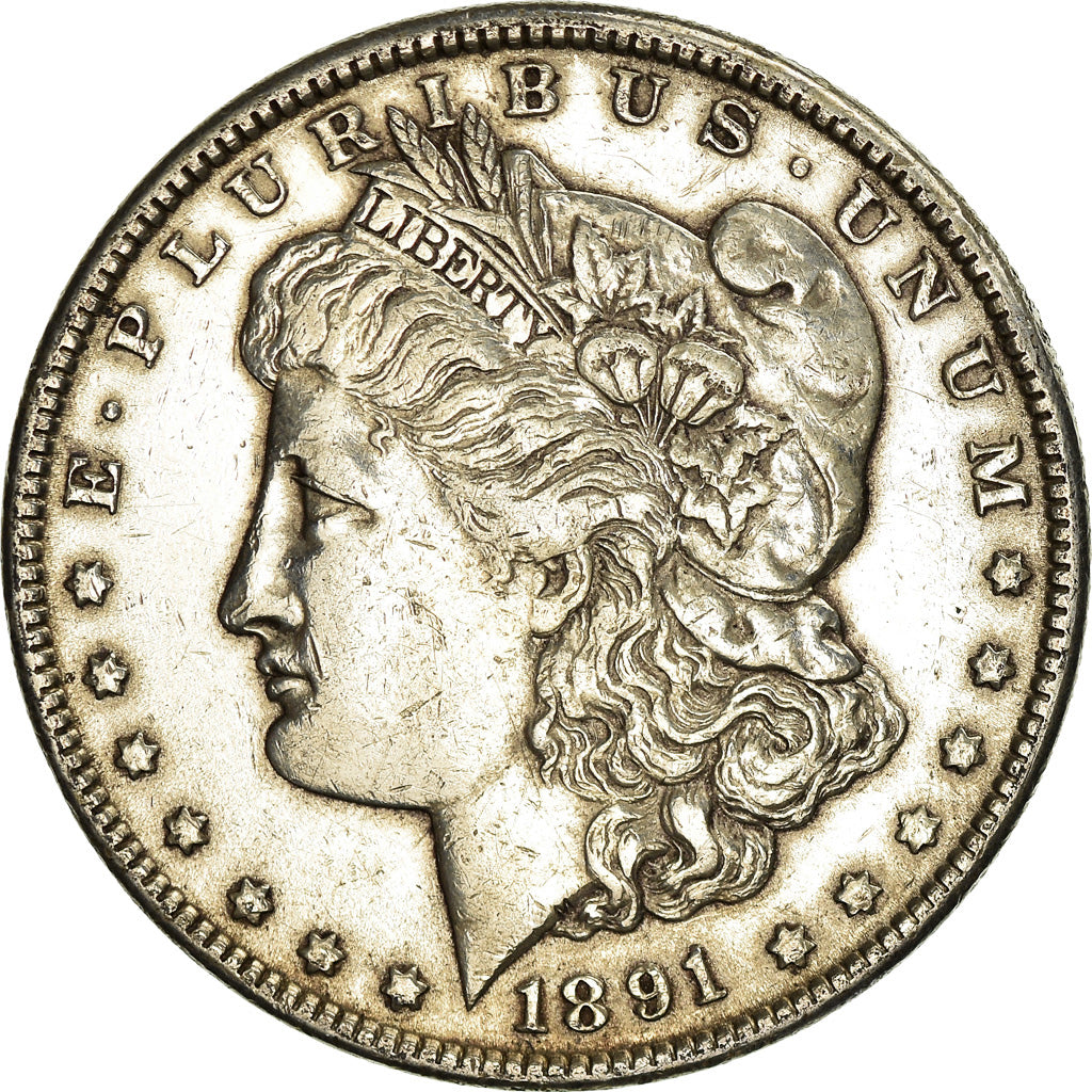 Münze, Vereinigte Staaten, Morgan Dollar, Dollar, 1891, U.S. Mint