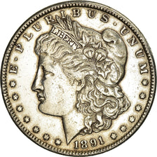 Münze, Vereinigte Staaten, Morgan Dollar, Dollar, 1891, U.S. Mint