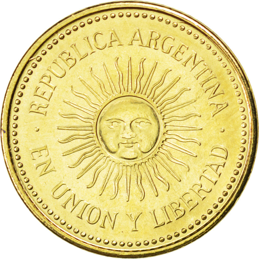 ARGENTINA, 5 Centavos, 2011, KM #109b, MS(63), Brass Plated Steel, 17.2, 1.99