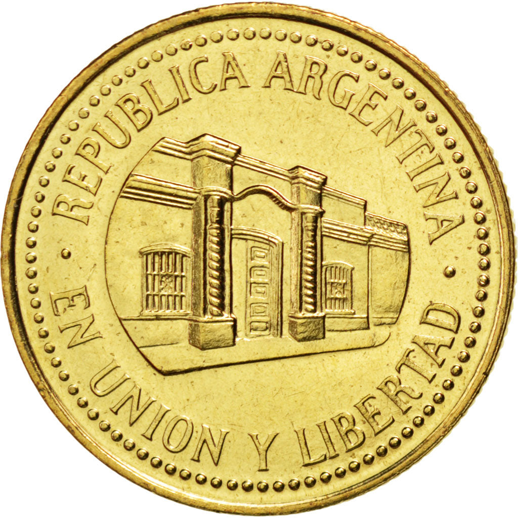 ARGENTINA, 50 Centavos, 2009, Buenos Aires, KM #111.1, MS(63), Aluminum-Bronze,.
