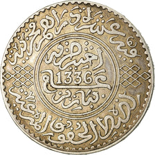 Coin, Morocco, 'Abd al-Hafiz, Rial, 10 Dirhams, 1911/AH1329, bi-Bariz, Paris