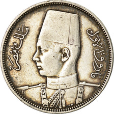 Coin, Egypt, Farouk, 5 Piastres, 1937/AH1356, British Royal Mint, EF(40-45)