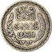 Coin, Tunisia, Ahmad Pasha Bey, 5 Francs, 1934, Paris, EF(40-45), Silver, KM:261