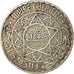 Coin, Morocco, Mohammed V, 5 Francs, 1928/AH1347, Paris, EF(40-45), Silver