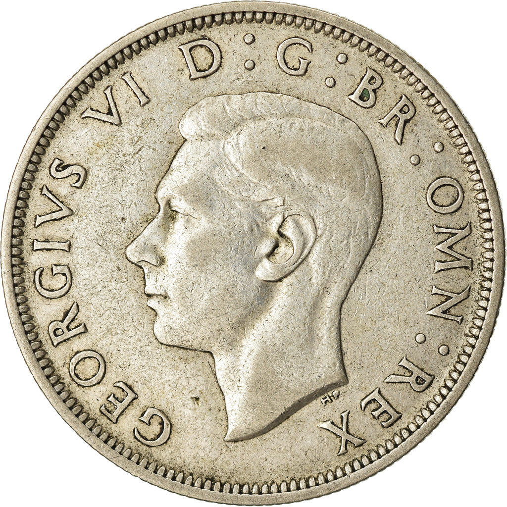 Coin, Great Britain, George VI, 1/2 Crown, 1938, EF(40-45), Silver, KM:856