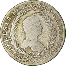 Moneta, Austria, Maria Theresa, 20 Kreuzer, 1763, Vienna, MB, Argento, KM:1814