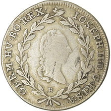 Münze, Österreich, Joseph II, 20 Kreuzer, 1788, Kremnitz, S, Silber, KM:2069