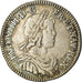 Frankreich, Louis XIV, 1/12 Ecu à la mèche courte, 1644, Paris, Silber, SS