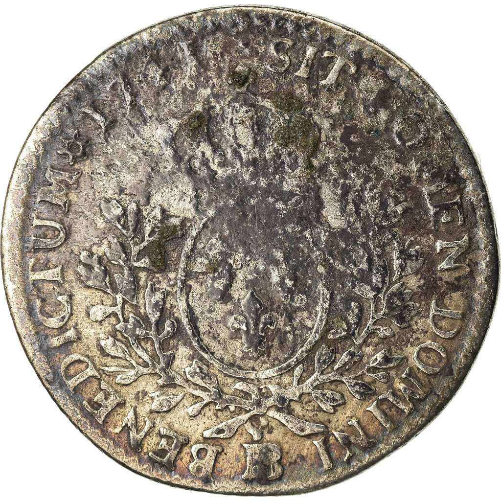 Coin, France, Louis XV, 1/5 Écu au bandeau, 24 Sols, 1/5 ECU, 1741, Strasbourg