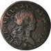 Moeda, França, Louis XV, Liard au buste enfantin, Liard, 1720, Metz, VF(30-35)