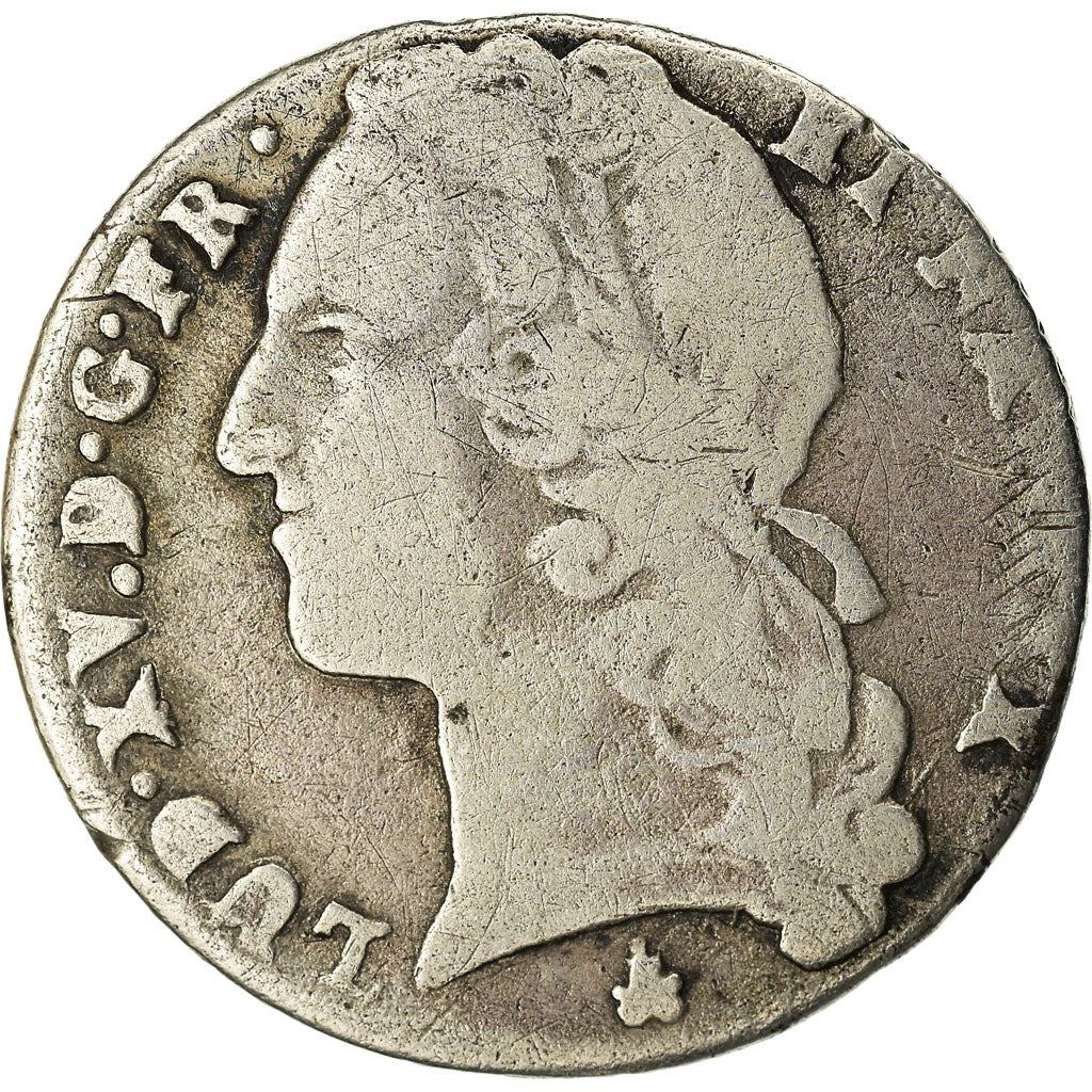 Moneda, Francia, Louis XV, 1/10 Écu au bandeau, 12 Sols, 1/10 ECU, 1740, Riom
