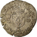 Coin, France, Henri II, Douzain aux croissants, 1550, Paris, VF(30-35), Billon