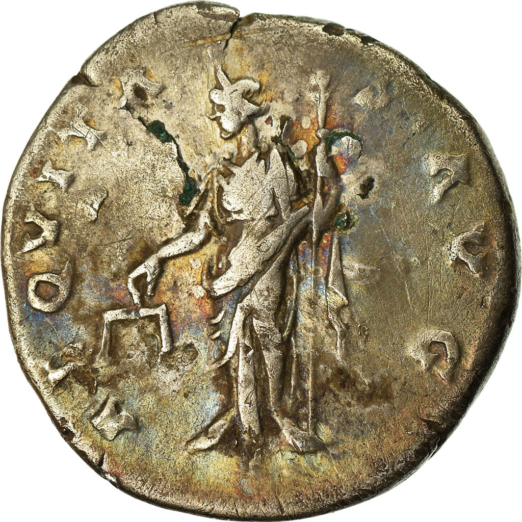Munten, Antoninus Pius, Denarius, 141, Rome, ZF, Zilver, RIC:61