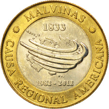 Argentina, 2 Pesos, 2012, SPL, Bimetallico, KM:New