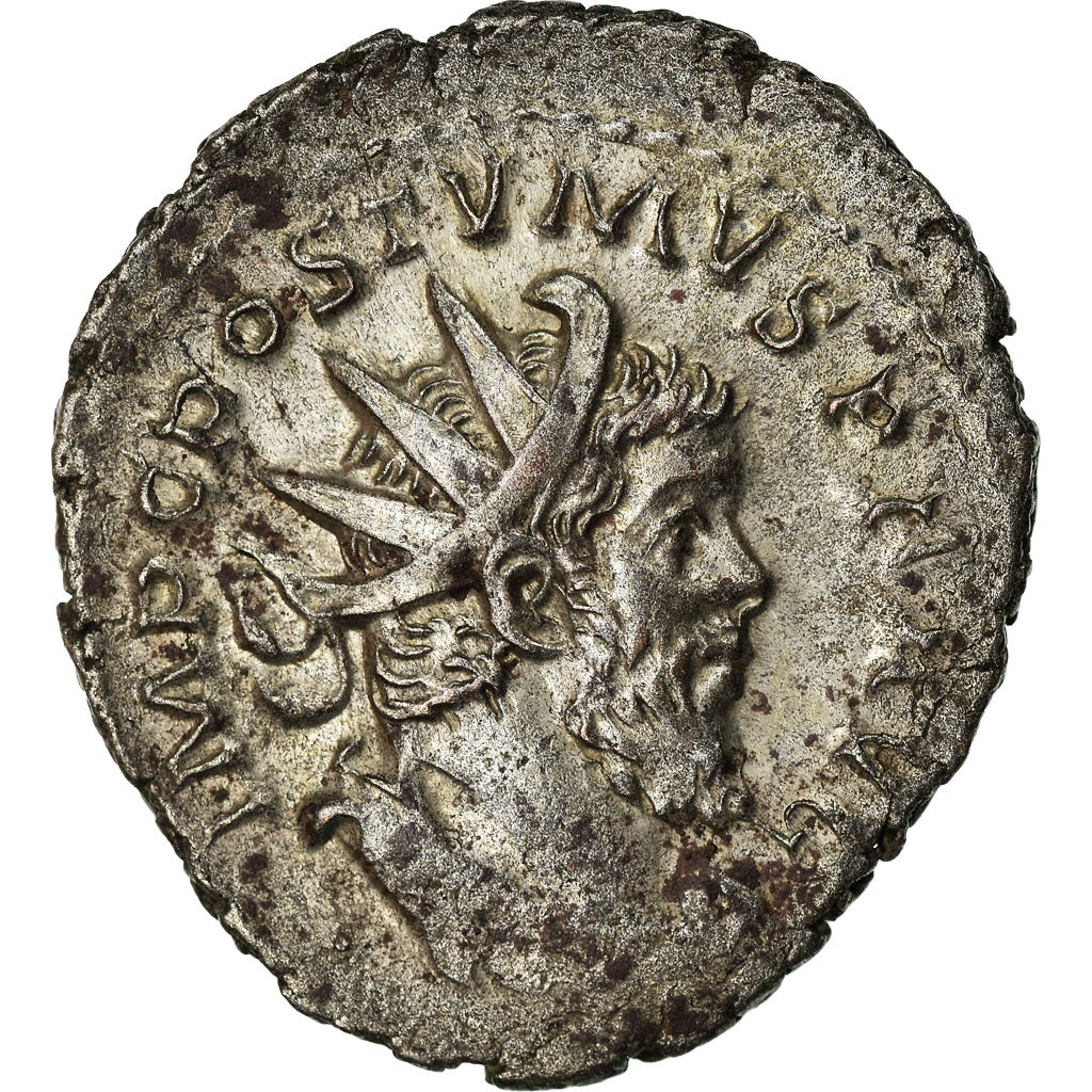 Coin, Postumus, Antoninianus, 263-265, Trier, EF(40-45), Billon, RIC:75