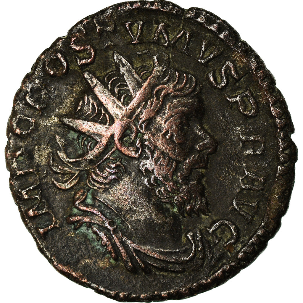 Coin, Postumus, Antoninianus, 261, Trier or Cologne, VF(30-35), Billon, RIC:54