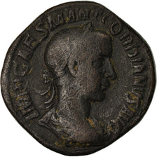 Coin, Gordian III, Sestertius, 239, Rome, VF(20-25), Bronze, RIC:268