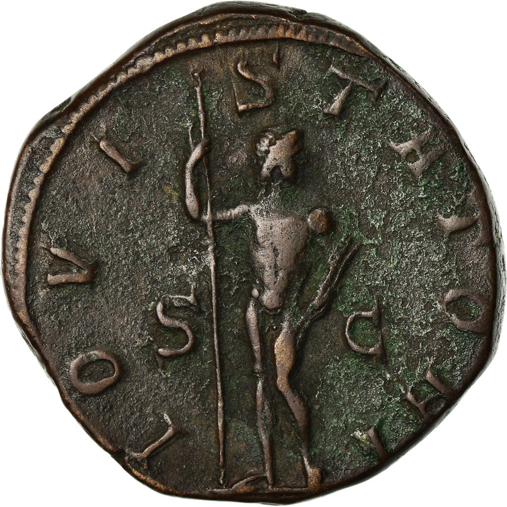Coin, Gordian III, Sestertius, 238-244, Rome, EF(40-45), Bronze, RIC:299