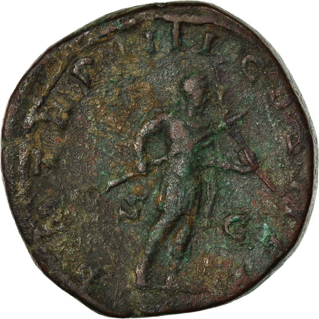 Coin, Gordian III, Sestertius, 241, Rome, VF(30-35), Bronze, RIC:306a