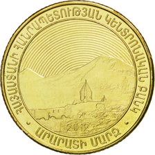 Coin, Armenia, 50 Dram, 2012, MS(63), Brass plated steel, KM:213