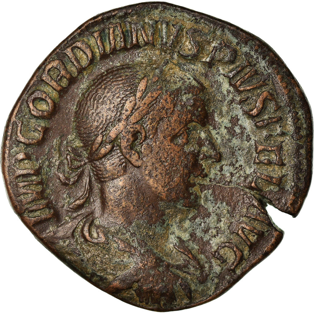 Coin, Gordian III, Sestertius, 240, Rome, EF(40-45), Bronze, RIC:291