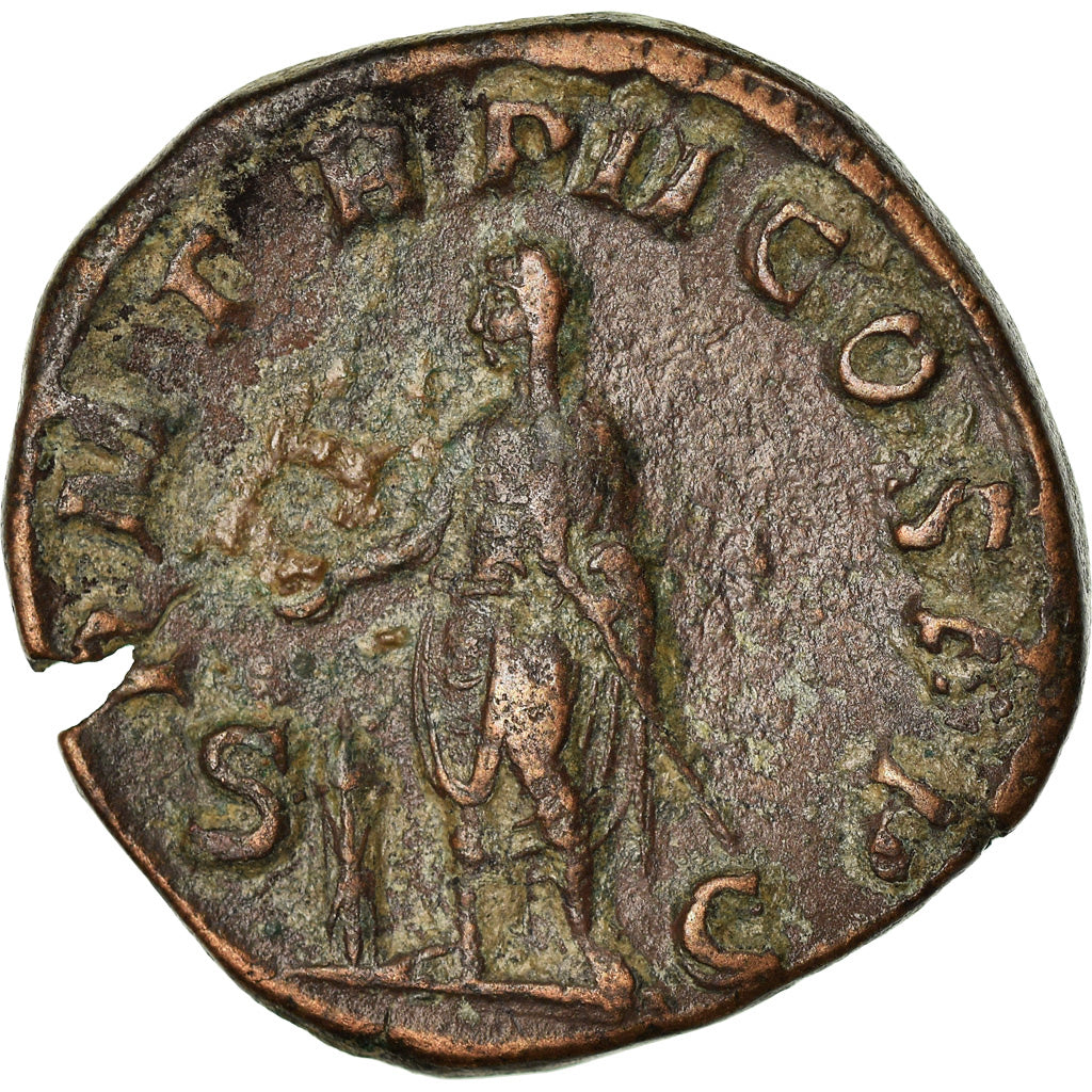 Coin, Gordian III, Sestertius, 240, Rome, EF(40-45), Bronze, RIC:291