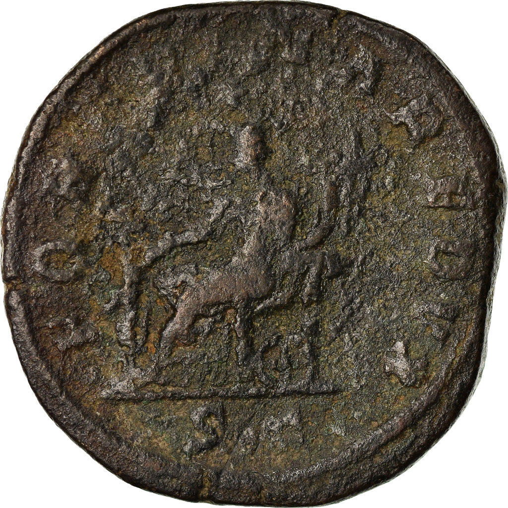 Coin, Gordian III, Sestertius, 243-244, Rome, VF(20-25), Bronze, RIC:331a