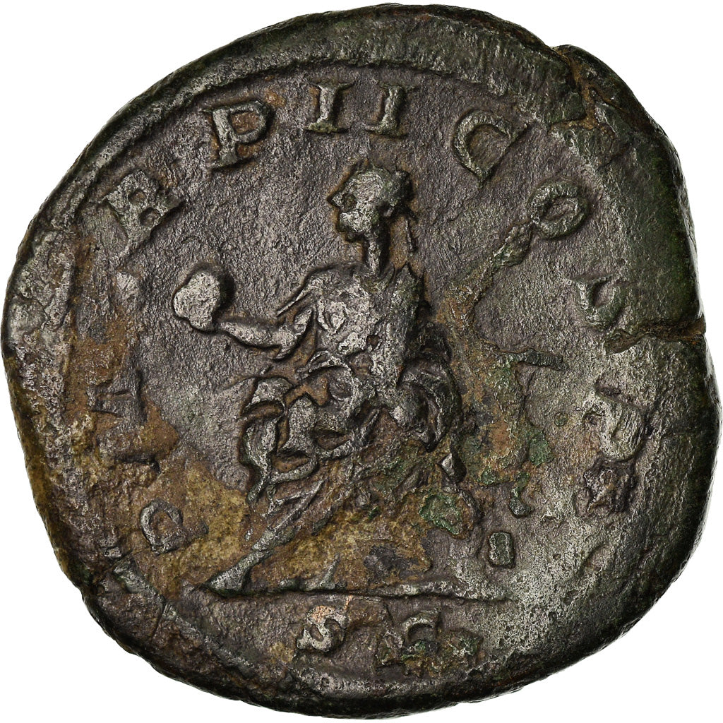 Coin, Philip I, Sestertius, 245, Rome, EF(40-45), Bronze, RIC:148a