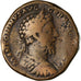 Coin, Marcus Aurelius, Sestertius, 176, Rome, VF(20-25), Bronze, RIC:1172