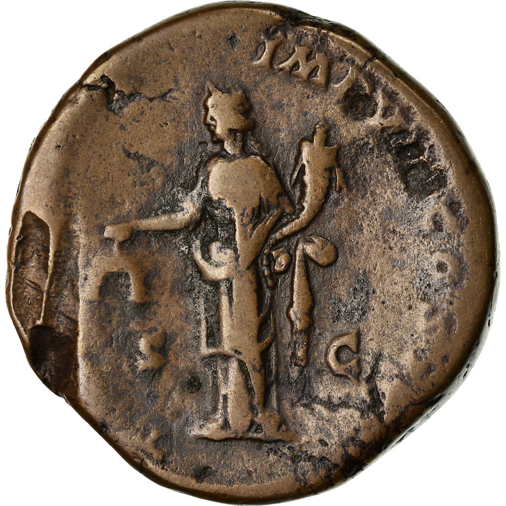 Coin, Marcus Aurelius, Sestertius, 176, Rome, VF(20-25), Bronze, RIC:1172