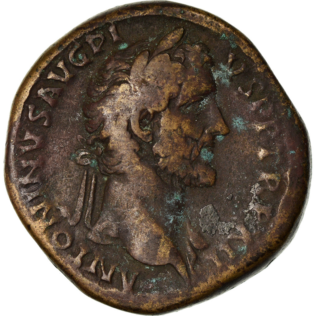 Coin, Antoninus Pius, Sestertius, 148-149, Rome, VF(30-35), Bronze, RIC:840