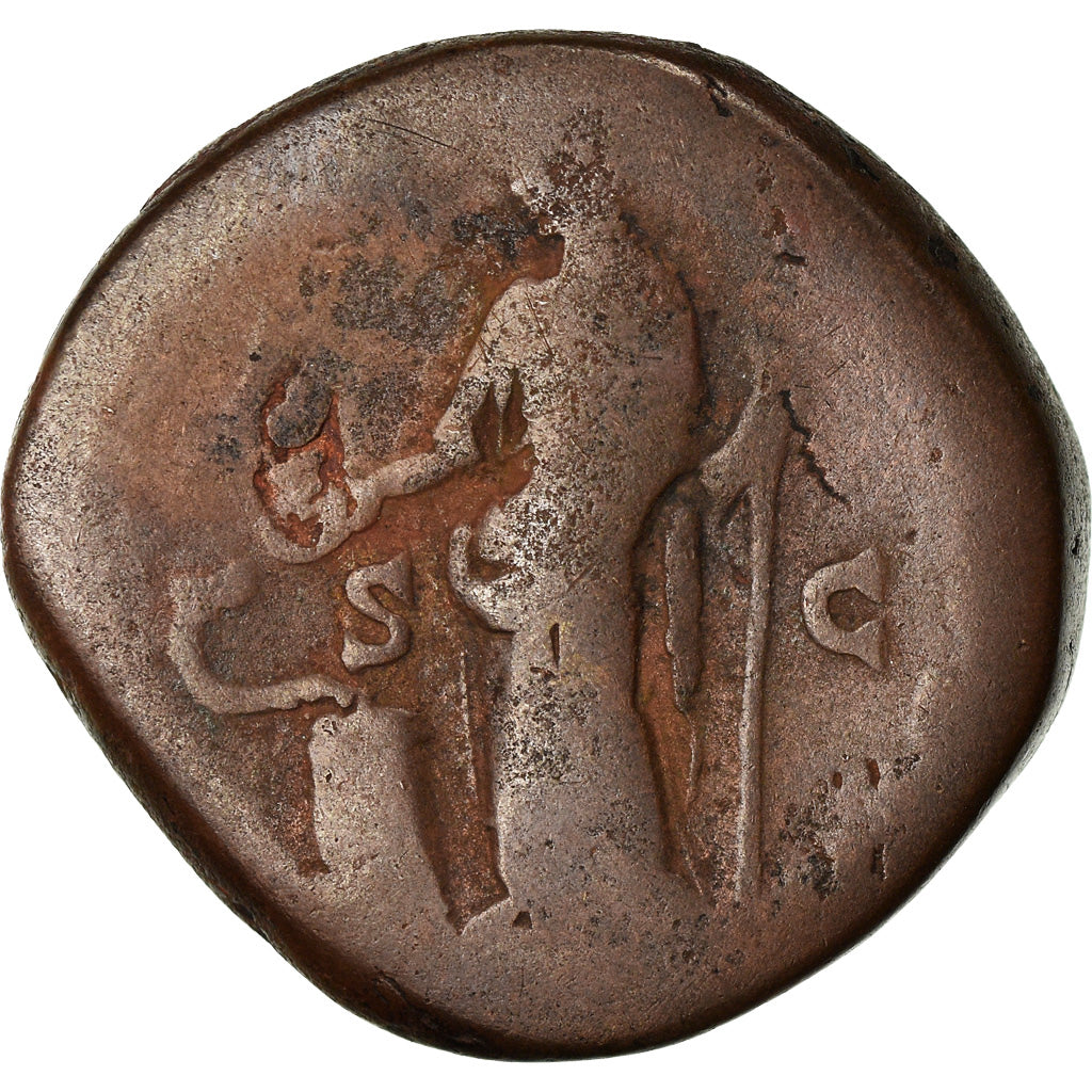 Coin, Marcus Aurelius, Sestertius, 169, Rome, VG(8-10), Bronze, RIC:964