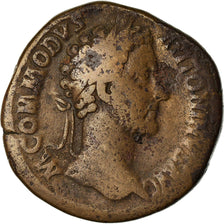Coin, Commodus, Sestertius, AD 181, Roma, VF(30-35), Copper, RIC:311