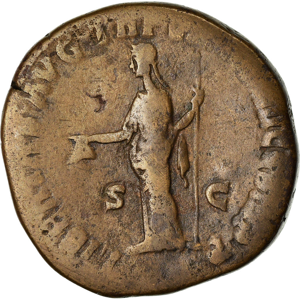 Coin, Commodus, Sestertius, AD 181, Roma, VF(30-35), Copper, RIC:311