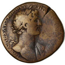 Coin, Hadrian, Sestertius, 118, Rome, F(12-15), Bronze, RIC:551