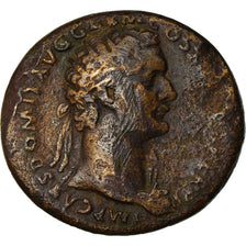 Moneta, Domitian, Dupondius, 90-91, Rome, VF(20-25), Bronze, RIC:705