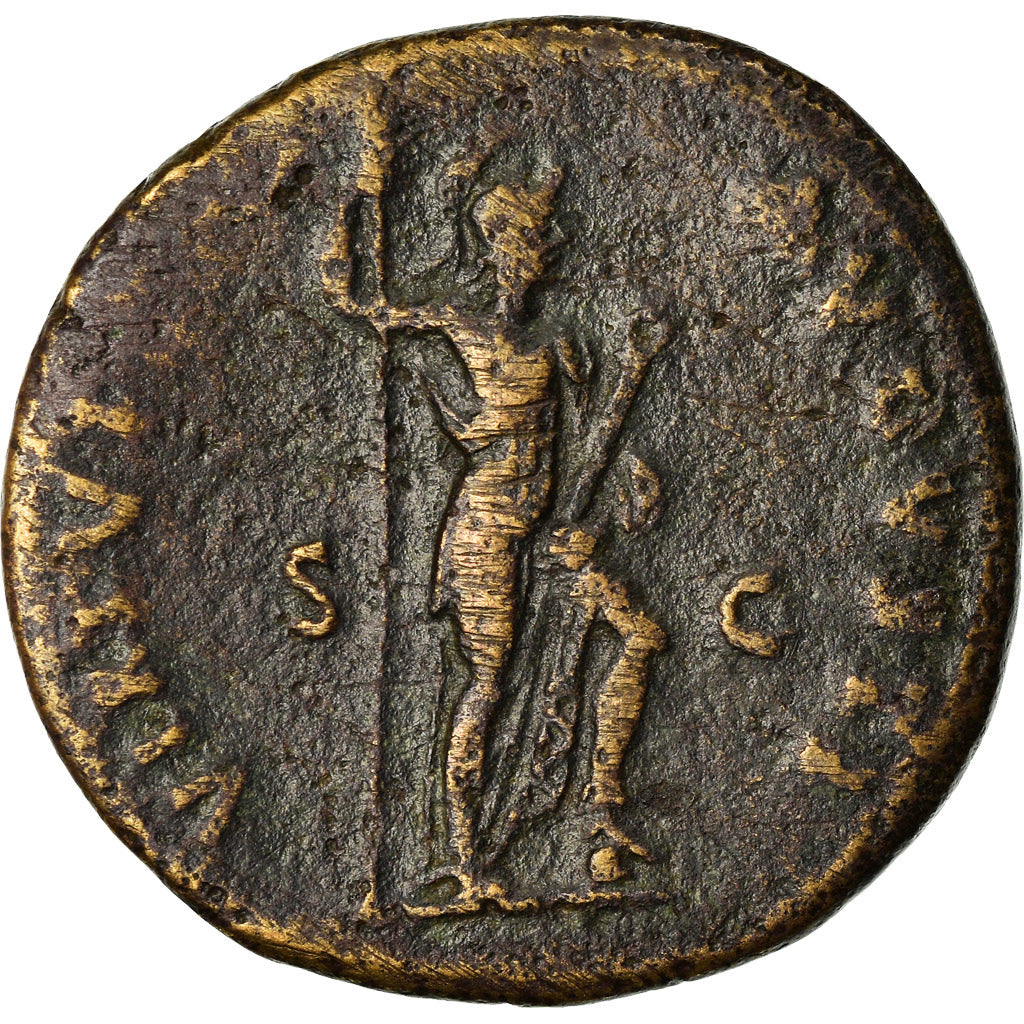 Münze, Domitian, Dupondius, 88-89, Rome, S+, Bronze, RIC:645