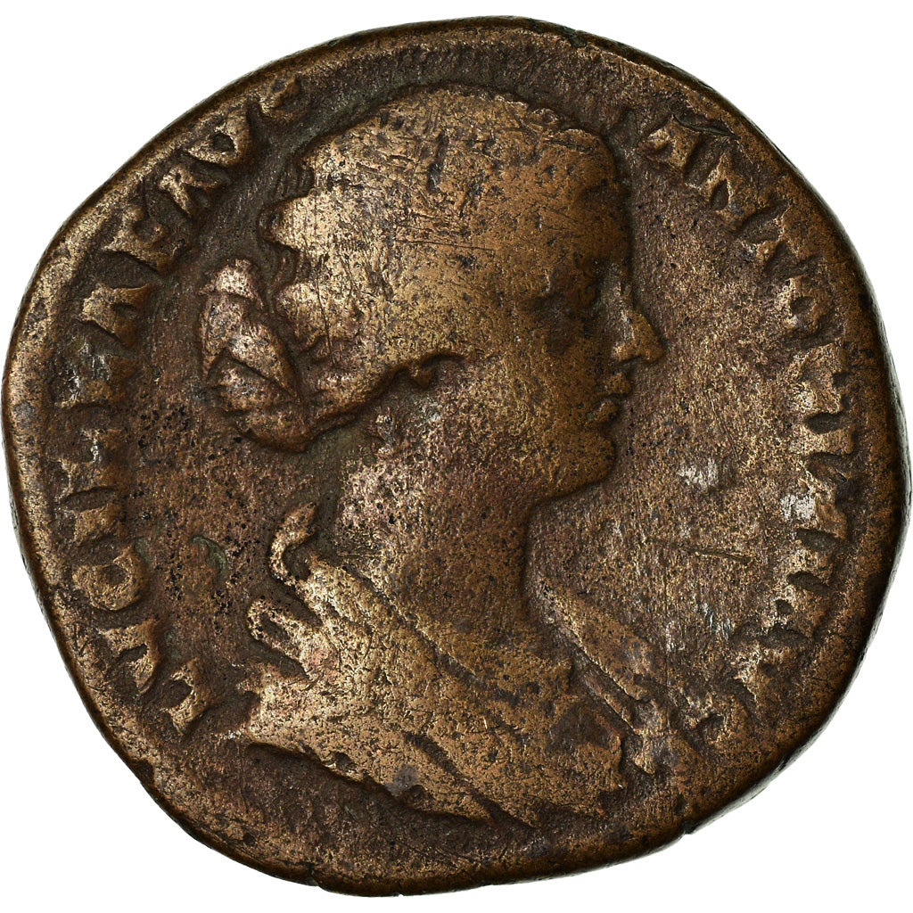 Coin, Lucilla, Sestertius, 164, Rome, VF(20-25), Copper, RIC:1773