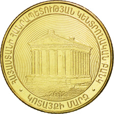 Moneta, Armenia, 50 Dram, 2012, SPL, Acciaio placcato ottone, KM:216