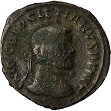 Monnaie, Dioclétien, Follis, 298-300, Londres, TB+, Bronze, RIC:6a var.