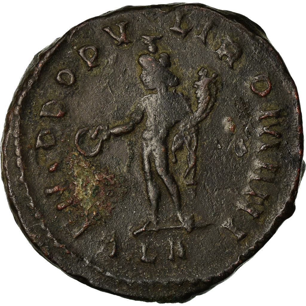 Monnaie, Dioclétien, Follis, 298-300, Londres, TB+, Bronze, RIC:6a var.