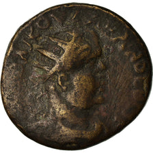 Moneta, Galatia, Valerian I, Bronze Æ, 253-260, Ancyra, VF(20-25), Bronze