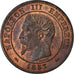 Moeda, França, Napoleon III, Napoléon III, 2 Centimes, 1853, Rouen, MS(60-62)