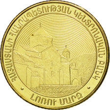Munten, Armenië, 50 Dram, 2012, UNC-, Brass plated steel, KM:217