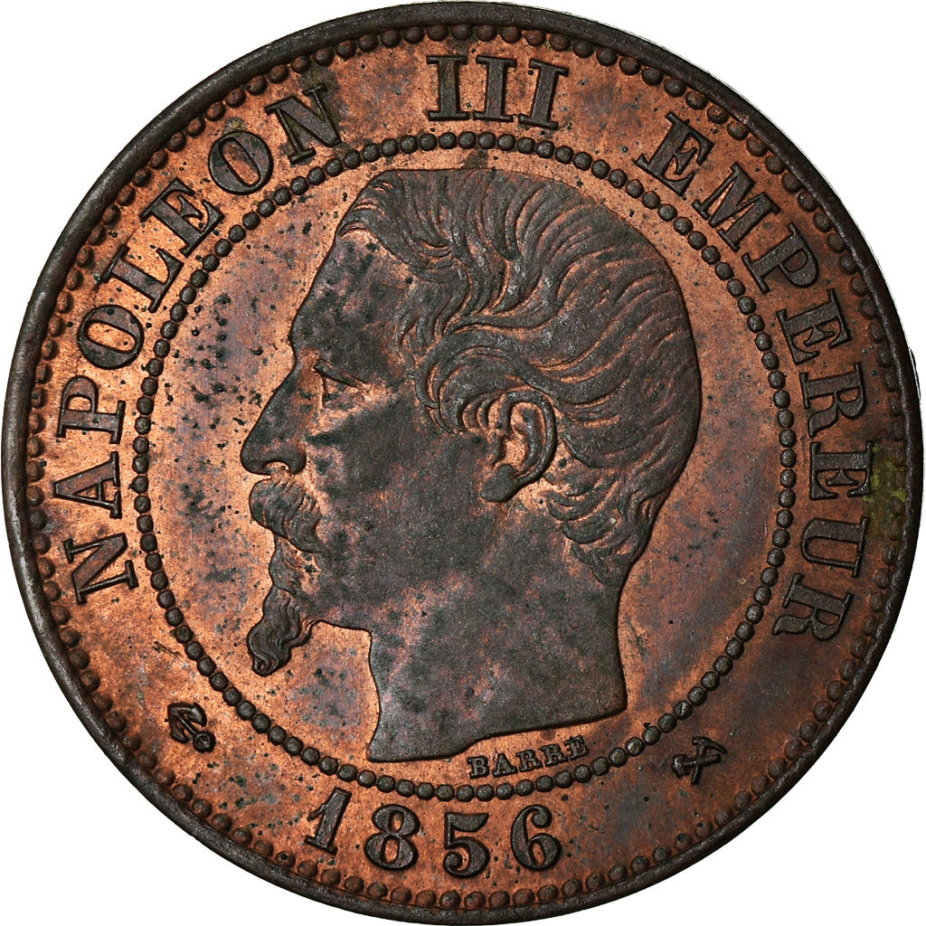 Moneta, Francja, Napoleon III, Napoléon III, 2 Centimes, 1856, Rouen